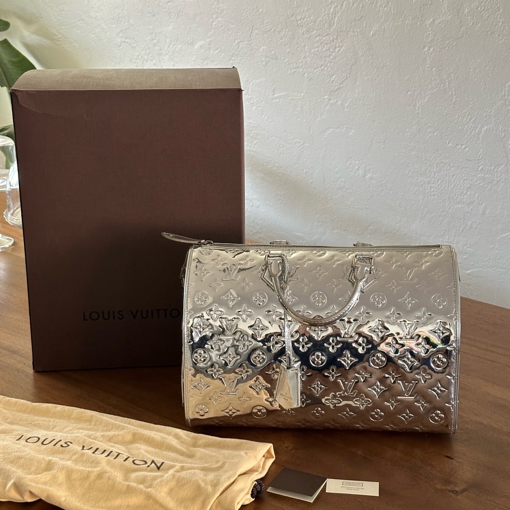 Louis Vuitton Silver Satchel